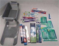 Lot of Toothbrushes & Dental Hygiene Items