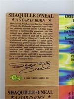 1994 Classic Uncut Cards Shaq Aikman
