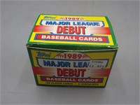 1989 Topps Major League Debut Baseball Cards