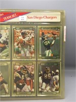 Unopened 1990 NFL San Diego Chargers Team Set