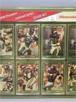 Unopened 1990 NFL Minnesota Vikings Team Set