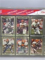 Unopened 1990 NFL Cleveland Browns Team Set