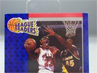 1991 Fleer League Leaders Michael Jordan Card #220