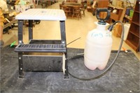 SMall measuring stand and 1 gallon hand sprayer