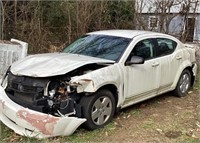 2009 Dodge Avenger Wrecked Running