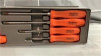 Set of 9 Snap-On Screwdrivers