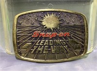 Brass 1998 Snap On Leading The Way Belt Buckle