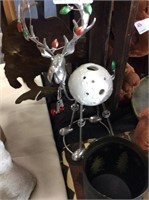 Moose Christmas tea light holder