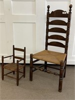 Ladderback Chair and Youth Chair