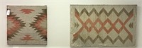 2 Navajo Weaving Wall Hangings