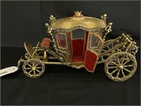 Gold Plated Bronze Chariot