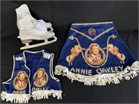Annie Oakley Youth Skirt, Vest & Figure Skates