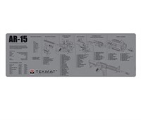 $25 TekMat AR-15 Grey Gun Cleaning Mat, Black, One