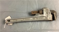 10" Snap On Aluminum pipe Wrench