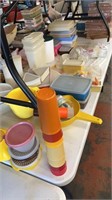 Group of Used Tupperware Items