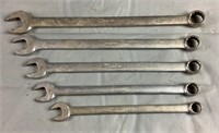 5 pc Snap On SAE Wrench Set