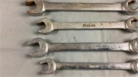 5 pc SAE Snap On Wrench set