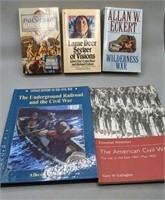 Five books on the American civil war the