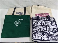 4 canvas bags