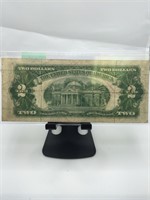 1928-G RED SEAL $2 NOTE