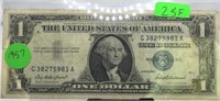 1957 $1 SILVER CERTIFIACATE