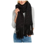 $58 One Size DKNY Pop-Neon Speckled Scarf