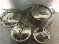 8 pc Cuisinart Stainless Steel Cookware Set
