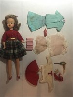1960's Ideal Toy Tammy Doll w/ Clothes