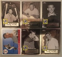Mickey Mantle Baseball Six Card Lot