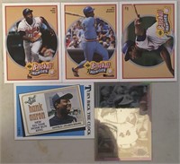 Hank Aaron Baseball Five Card Lot