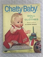 1963 Chatty Baby Doll & Clothes Vintage Paperdoll