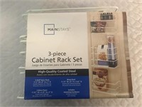 3 pc Cabinet Rack Set New