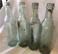 Lot of 4 Vintage Chelmsford Ginger Ale Bottles