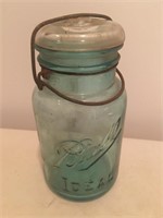 Vintage Glass Top Ball Ideal Jar