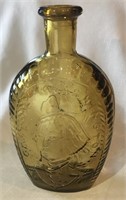 Vintage Amber General Washington Bottle Decanter