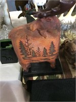 Forest etching on moose