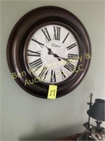 Waltham 30" battery operated clock