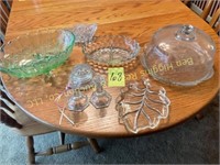 Fostoria Dish, Cake Plate & Misc. Glassware