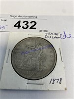 1878 TRADE DOLLAR
