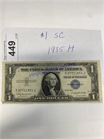 $1 SILVER CERTIFICATE, 1935 H