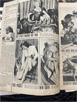 Vintage Puzzle and 1954 Magazine