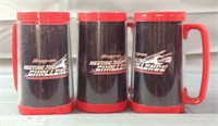 Set of 3 Snap On Tools Thermo-serv Mugs