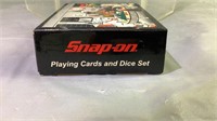 Snap On Playing Cards & Dice Set
