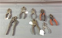 Lot Of Snap On Pliers