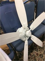 White ceiling fan