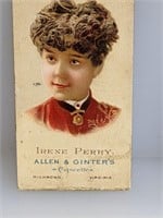 1888 N27 Allen Ginter Worlds Beauties Irene Perry
