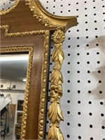 ANTIQUE CHIPPENDALE SOLID MAHOGANY MIRROR