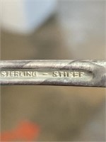 STERLING STIEFF ROSE 116 PIECE FLATWARE SET