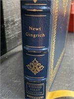 EASTON PRESS NEWT GINGRICH SIGNED FIRST EDITION