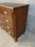 SOLID MAHOGANY 5 DRAWER CHEST
